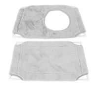 Cama con Ventana de Gato con Succión, Doble Capa, Capacidad de Carga 33 Libras, Cubierta Tela Extraíble, Asiento Gato Montado en la Ventana, Lavable para Interiores (Gris Doble Capa)