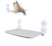 Cama con ventana para gatos, hamaca plegable para gatos: cama de ventana transpirable con carga de rodamiento de 5,4 kg para dormir y descansar