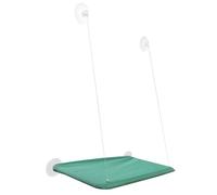 Cama con ventana para gatos, soporte para perch, asiento cómodo, etapa elevada de descanso, salón para mascotas interior, ideal para tomar el sol, punto de dormir, área de acogida, espacio de ventana