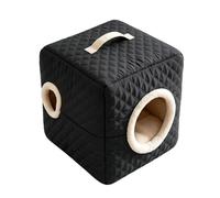Cama Cubierta para Gato Nido de Invierno con Capucha y Cojín Desmontable de | Cama Semicerrada para Perros en Interiores Hogar Hotel Dormitorio Balcón Salón Apartamento