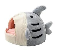 Cama cueva cálida para gatos de interior, lavables, autocalentables, tienda de campaña, casa para cachorros, perros pequeños, cuevas inferiores para gatos de interior