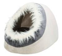 Cama cueva de diseño para gatos color Beige y Gris