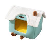 Cama Cueva Gatos - Casita Cálida con Almohadilla Extraíble,Camas Mascotas Cubiertas De Invierno | para Gatitos Perros Pequeños Mascotas Interior Dormitorio Salón Balcón Hogar Clima Frío