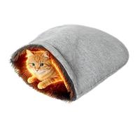 Cama Cueva Para Gatos Suave, Portátil, Plegable, Autocalentable, Lavable