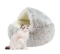 Cama cueva para perros - Camas para perros pequeños | Bonita cama para gatos | Donut de cueva para gatos | Cama pequeña para mascotas | Cama cueva para mascotas lavable a máquina | Cama para gatos