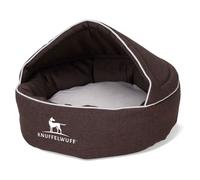Cama cueva para perros Knuffelwuff Pumbaa de terciopelo de 55 cm de diámetro