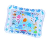 Cama de agua para gatos, plegable, alfombrilla de juego de agua, esterilla de arrastre inflable como accesorio para mascotas resistente para viajes al aire libre, dormir en casa, familias y todas las