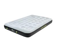 High Peak 40053 Cama Hinchable, Unisex Adulto, Gris/Verde/Negro, 198 x 137 x 22 cm
