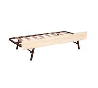 Cama de arrastre elevable mdf blanco lavado 80x190cm