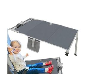 -Cama de avión - extensión portátil del asiento del avión, asiento de viaje ligero y ajustable, cómoda cubierta para del niño durante el vuelo, accesorio práctico para viajes familiares | re