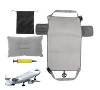 - Cama de avión para niños, Extensor de Asiento de avión, prolongador de Cama y Asiento portátil y cómodo para el sueño Durante los Viajes aéreos