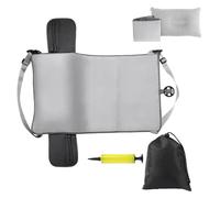 Cama de avión para niños pequeños, cama de viaje inflable inflable de 19x31 pulgadas sin deslizamiento con almohada y bomba y bolsillos, colchón de aire portátil con bolsa de almacenamiento para dorm