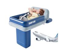 Cama De Avión para Niños Pequeños - Cama Inflable Infantil De Viaje - Colchón de Aire Portátil y Suave para Dormir Niños para Viajes en Avión, Tren, Hotel, Viajes por Carretera, Asiento de Coche y