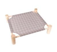 Cama de campamento de tela cómoda para cachorros de gato para mascotas, cama de siesta extraíble para cama de gato para mascotas KzQ862 (C, 53 x 48 x 13 cm)