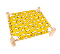 Cama de campamento de tela cómoda para cachorros y gatos, para mascotas, cama para gatos y mascotas, KzQ862 (D, 53 x 48 x 13 cm)