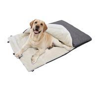 Cama de camping para perros, saco de dormir portátil con almohada, plegable para razas grandes, medianas y pequeñas, ideal para aventuras al aire libre, senderismo, mochileros y comodidad de viaje