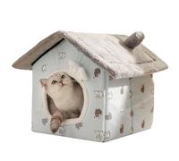 Cama de Capullo para Gatos, casa de Gatito esponjosa, de Mascotas cálido y cómodo, relajación óptima de Las articulaciones, Beneficios de Base Antideslizante, Comodidad de Temporada para retiro