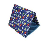 Cama de Carpa Durmiente de Reptiles Cálidos, Escondite Suave para Lagarto, Gecko y Dragón, Patrón Dibujos Animados, Lavable a Máquina, Adecuado para Pequeñas Mascotas