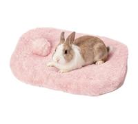 Cama de conejito - Adorable cuna de conejo suave cálida aislada almohada anidación para mascotas retiro cómodo hábitat cojín de felpa madriguera interior relajante lugar elegante