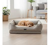 Nobby Cama de confort ortopédica rectangular "CALBU" beige 90 x 70 x 19+5 cm