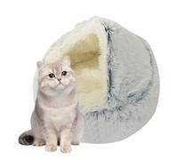 Cama de cueva para perro | Cama de cueva universal para pequeños animales | de para mascotas lavable a máquina, cama de gato esponjoso Cama pequeña para compañía extraíble