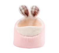 Cama de dormir para ardillas, acolchado suave, duradero, lavable, guarida ligera | Casa pequeña para mascotas para ardillas, hámsteres, erizos, hurones, conejos, jerbos, cobayas, animales de peluche