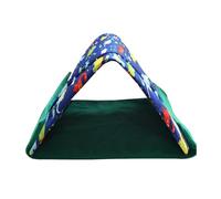 Cama de erizo - Pequeño nicho para mascotas, cómoda tienda | Escondite triangular de algodón suave 25x17x17cm, Cueva de dormir caliente, Habitat de esquina compacta con instalación de altavoz