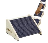 Cama de Escalada para Perros - 30 x 15 x 25 cm Rampa de Seguridad Interior de 26 ° Hecha de Madera | Escaleras para Perros y Gatos para sofá - para el hogar, salón, Dormitorio
