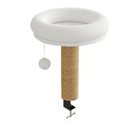 Cama De Escritorio De Gato, Construcción Resistente A Los Arañazos, 40x30x30cm, Cama De Gato Resistente para Soporte De 45 Libras, Camas De Gatos De Escritorio Interior, Estabilidad Anti-PU