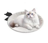 Cama de escritorio para gatos - 40 x 40 x 7 cm Hamaca con extraíble para gatos para fijar al escritorio, capacidad de carga de hasta 60 libras, para dormir, escalar, vivir
