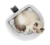 Cama de escritorio para gatos - 44 x 23,5 x 8,5 cm, soporte plegable para ahorro de espacio, hamaca para escritorio, cama para gatitos, para interiores, diseño de montaje de soporte, oficina en casa