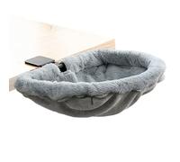 Cama de escritorio para gatos - Hamaca elevada mullida y lavable, plegable y acogedora perca | Silla de descanso para ventana cerrada, espacio de descanso en interiores al aire libre para gatitos, spa