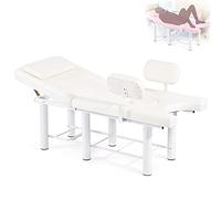 Cama De Examen Ginecológico, Cama Médica De Enfermería Privada, Cama De Belleza, Equipo De Enfermedades Ginecológicas Para Pacientes Ambulatorios, Respaldo Ajustable,WhiteB