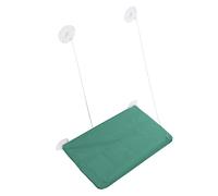 Cama de Gato Montada en la Ventana, Taza de Succión Desmontable Hamaca Gato con Alambre Acero Grueso Universal sin Deformación para Mascota para Interiores (Green)