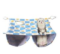 Cama de hamacas de hurón, de sueño Interior, 15.75x15.75x5.91 Pulgadas, tamaño versátil, Accesorio de Jaula multipropósito, Tela Suave y acogedora para erizos, hámsters, Chinchillas