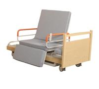 Cama de hospital ajustable totalmente eléctrica para el cuidado del hogar, función giratoria para un fácil manejo del paciente, soporta hasta 550 libras, ideal para personas mayores y paralizadas