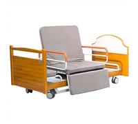 Cama de hospital ajustable totalmente eléctrica para el cuidado del hogar, función giratoria para un fácil manejo del paciente, soporta hasta 550 libras, ideal para personas mayores y paralizadas