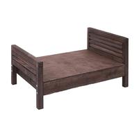 Cama De Madera De Accesorios De Fotografía - Cama De Apoyo para Fotografía De Recién Nacidos | Accesorios De Juego De Simulación Pa | Accesorio De Fotografía De Cama Vintage De Madera para Recién