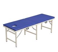 Cama de masaje plegable con agujero para la cabeza respiratoria, cama ligera de salón con superficie de cuero suave para spa, tatuajes y tratamientos de belleza