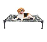Cama de mascota elevada, cuna de perro elevado duradera | Cama para perros de altura enmarcada, amigo peludo transpirable para uso al aire libre y interiores, durmiente para mascotas lavable con anti-