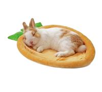 Cama De Mascotas Conejo Jaula - Cojín para dormir con forma de zanahoria,Cama Para Conejos Con Forma Zanahoria - Para chinchilla, cobaya, erizo, en hogar, jaula, sofá, silla, exterior e interior