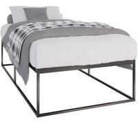 CLP Somier Metálico Scala I Base Moderna para Cama con Listones I Cama De Metal Resistente En Tamaños Diferentes, Color:Negro, Tamaño:200x100x46 cm