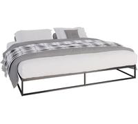 CLP Somier Metálico Scala I Base Moderna para Cama con Listones I Cama De Metal Resistente En Tamaños Diferentes, Color:Negro, Tamaño:200x200x25 cm