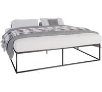 CLP Trading GmbH Somier metálico Scala I – Base moderna con listones, Negro 200x200x46 cm