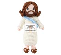 Cama de muñecas con armario Muñeca de ganchillo, exquisita mano de obra, una opción para acompañar el crecimiento de su hijo, un gran regalo para transmitir calor y cochecito de muñecas (azul, 17 x 6