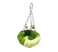 Cama de pájaro, de pájaro para Jaula | de pájaro Esponjoso de Peluche Caliente, Juguete de cabaña Oculta para pájaros, Jaula de Cama de pájaro, cómoda para Loros, inseparables, periquitos