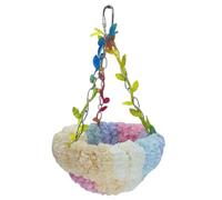 Cama de pájaros, Loro Bed,Conure Swing Bed - Winter Warm Warm Bird Nest House Hammock Fage Phage Plush for Macaw Paraket Cockatiels Cockatoo Lovebird