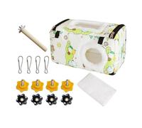 Cama De Pájaros para La Jaula | Parrot Nido De Algodón Parrot Nido De Pájaros Cálidos Aislamiento De Algodón Engrosado Phoenix De Tigre Tigre Peony Nido Externo Caja De Cría De Pájaros Accesorios