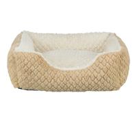 Cama de peluche Kaline Mio para perro y gato - Trixie - Color del Producto: Beige | Mediciones: 65 x 50 cm