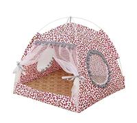 Cama de Perro Cama de Mascota Kennel Princesa Casa de Mascotas para Perros Luxury Four Seasons House de Perrera con colchonetas de Gato Mats para Cachorros de Cama de Animales Cama para Perros Sofá